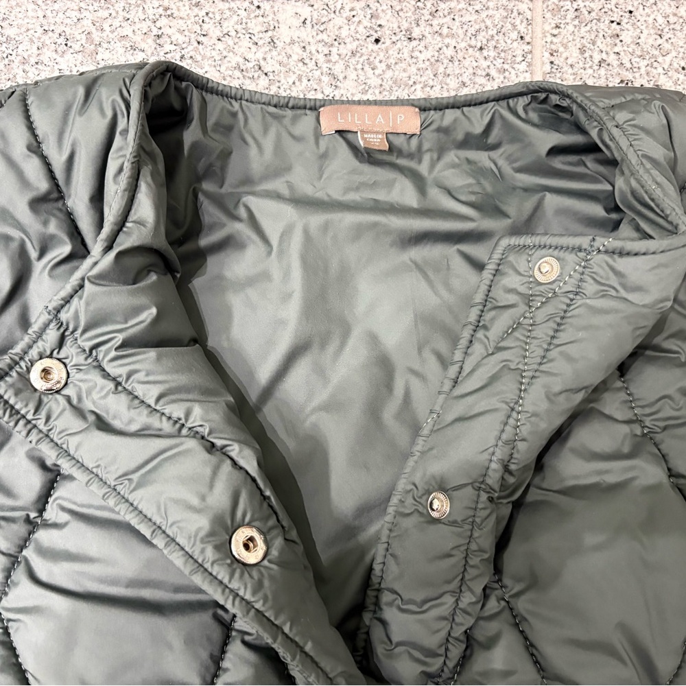 Lilla P Green Quilted Puffer Jacket - Picture 5 of 7